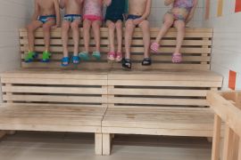 Poprvé ve velkém bazénu - MŠ