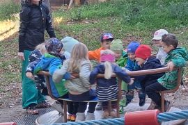 Kaštany a hřiště v Žabčicích
