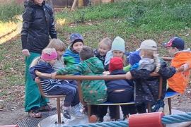 Kaštany a hřiště v Žabčicích